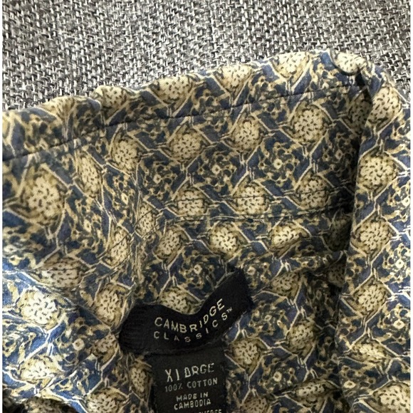 Cambridge Classics Men's XL Short Sleeve Shirt - Picture 3 of 5